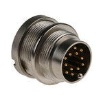 Lumberg 12 Pole Din Plug, DIN EN 60529, 3A, 60 V ac IP68, Male, Wall Mount