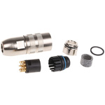 Lumberg 8 Pole Din Socket, DIN EN 60529, 5A, 60 V ac IP68, Female, Cable Mount