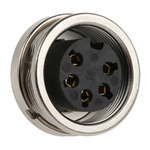 Lumberg, KFV 5 Pole M16 Din Socket, DIN EN 60529, 5A, 250 V ac IP40, Female, Panel Mount