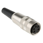 Lumberg, KV 5 Pole M16 Din Socket, DIN EN 60529, 5A, 250 V ac IP40, Screw On, Female, Cable Mount