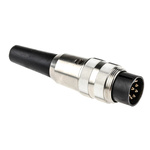 Lumberg, SV 8 Pole M16 Din Plug, DIN EN 60529, 5A, 60 V ac IP40, Male, Cable Mount