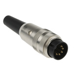 Lumberg, SV 5 Pole M16 Din Plug, DIN EN 60529, 5A, 60 V ac IP40, Screw On, Male, Cable Mount