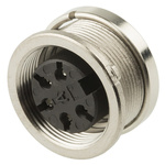 Amphenol, signalmate C091 5 Pole M16 Din Socket, 5.0A, 300 V IP40, Screw On, Panel Mount