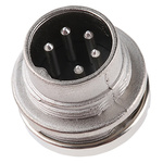 Amphenol, signalmate C091 5 Pole M16 Din Plug, 5.0A, 300 V IP40, Screw On, Panel Mount
