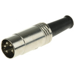 Lumberg 5 Pole Din Plug, DIN 45322, 4A, 60 V ac, Male, Cable Mount