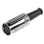 RS PRO 3 Pole Din Socket, DIN 41524, 4A, 60 V ac, Female, Cable Mount