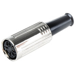 RS PRO 7 Pole Din Socket, DIN 45329, 4A, 60 V ac, Female, Cable Mount