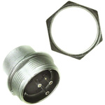 Amphenol, C 091 A 3 Pole M16 Din Plug, 5A, 300 V ac, Male, Panel Mount
