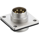 Lumberg 7 Pole Din Plug, 5A, 60 V ac IP68, Male, Panel Mount