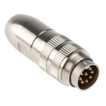 Lumberg 8 Pole Din Plug, DIN EN 60529, 5A, 60 V ac IP68, Male, Cable Mount