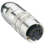 Lumberg 7 Pole Din Socket, DIN EN 60529, 5A, 60 V ac IP68, Female, Cable Mount