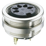 Lumberg 8 Pole Din Socket, DIN EN 60529, 5A, 60 V ac IP68, Female, Panel Mount