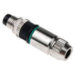 HARTING, HARAX 3 Pole M8, Standard Din Plug, Screw On, Male, Panel Mount