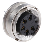 Lumberg, KGR 5 Pole M16 Din Socket, DIN EN 60529, 5A, 250 V ac IP40, Female, Panel Mount