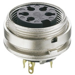 Lumberg, KGV 5 Pole M16 Din Socket, DIN EN 60529, 5A, 60 V ac IP40, Female, Panel Mount