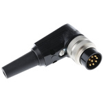 Lumberg, WSV 8 Pole Right Angle M16 Din Plug, DIN EN 60529, 5A, 60 V ac IP40, Male, Cable Mount