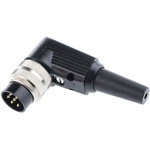 Lumberg, WSV 6 Pole Right Angle M16 Din Plug, DIN EN 60529, 5A, 250 V ac IP40, Male, Cable Mount