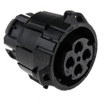ITT Cannon, APD 4 Pole Din Plug, DIN 72585, 48 V dc IP67, IP69K, Male, Cable Mount