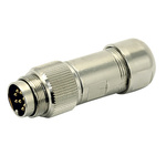 Amphenol, C 091 D+ 7 Pole M16 Din Socket, DIN EN 61076-2-106, 7A, 100 V IP68, Screw Coupling, Female, Cable Mount
