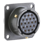 Amphenol Limited, 62GB 19 Way Box Mount MIL Spec Circular Connector Receptacle, Socket Contacts,Shell Size 14, Bayonet