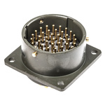Amphenol Limited, 62GB 41 Way Box Mount MIL Spec Circular Connector Receptacle, Pin Contacts,Shell Size 20, Bayonet