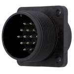 Amphenol Industrial, MS3102A 37 Way Box Mount MIL Spec Circular Connector Receptacle, Pin Contacts,Shell Size 28, Screw