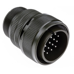 Amphenol Industrial, MS3106A 19 Way Cable Mount MIL Spec Circular Connector, Pin Contacts,Shell Size 22, Screw