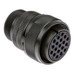 Amphenol Industrial, MS3106A 19 Way Cable Mount MIL Spec Circular Connector, Socket Contacts,Shell Size 22, Screw