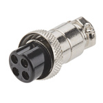 RS PRO Circular Connector, 4 Contacts, Cable Mount, Miniature Connector, Plug, Female