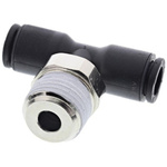 Legris Threaded-to-Tube Tee Connector Push In 16 mm x Push In 16 mm x R 3/8 20 bar