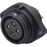 RS PRO Circular Connector, 3 Contacts, Panel Mount, Socket, Female, IP68
