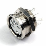 Deltron 3 Pole Din Socket, DIN 41524, DIN 45322, DIN 45326, DIN 45327, DIN 45329, 2A, 34 V ac/dc, Lockable, Female,