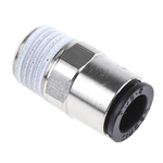 Legris Threaded-to-Tube Pneumatic Fitting, R 1/4 to, Push In 8 mm, LF3000 Series, 20 bar