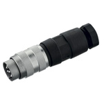 Amphenol Industrial, T340 6 Pole M16 Din, DIN EN 61076-2-106, 5A, 300 V IP40, Screw Coupling, Male, Cable Mount