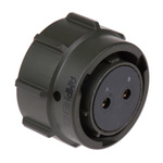 Amphenol, 62GB 2 Way Cable Mount MIL Spec Circular Connector Plug, Socket Contacts,Shell Size 14, Bayonet Coupling,