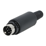 CUI Devices 6 Pole Din, Male, Cable Mount