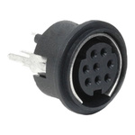 CUI Devices 6 Pole Din, Female, Panel Mount