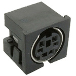 CUI 8 Pole Din, Female, Through Hole