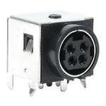CUI Devices 4 Pole Din, Female, Through Hole