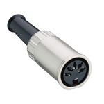 Lumberg, 0122 3 Pole Din, DIN 41524, 4A, 100 V AC, Bayonet, Socket, Cable Mount