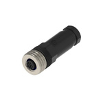 Hirschmann, ELKA 5 Pole M12 Connector, 4A, 60 V IP65, IP67, Female, Screw