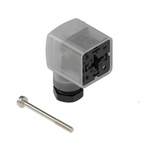 Hirschmann, GDM21F6 3 Pole Angled Din, DIN EN 175301-803-A, 10A, 24 V ac/dc IP65, Female, Screw