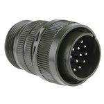 Amphenol, MS3106A 17 Way Cable Mount MIL Spec Circular Connector, Pin Contacts,Shell Size 20, Screw Coupling,