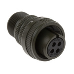 Amphenol, MS3106A 4 Way Cable Mount MIL Spec Circular Connector, Socket Contacts,Shell Size 14S, Screw Coupling,