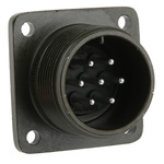 Amphenol, MS3102A 7 Way Box Mount MIL Spec Circular Connector Receptacle, Pin Contacts,Shell Size 16S, Screw Coupling,