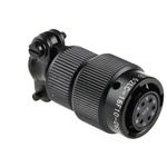 Amphenol MIL Spec Circular Connector, 6 Contacts, Cable Mount, Plug, Female, 62LC Series