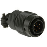 Amphenol Limited, 62GB 7 Way Cable Mount MIL Spec Circular Connector Plug, Pin Contacts,Shell Size 10, Bayonet