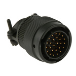 Amphenol, 62GB 26 Way Cable Mount MIL Spec Circular Connector Plug, Pin Contacts,Shell Size 16, Bayonet Coupling,
