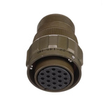 Amphenol, 97B 19 Way Cable Mount MIL Spec Circular Connector Plug, Socket Contacts,Shell Size 22, Bayonet Coupling,