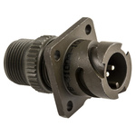 Amphenol, 97B 2 Way Wall Mount MIL Spec Circular Connector Receptacle, Pin Contacts,Shell Size 10SL, Bayonet Coupling,
